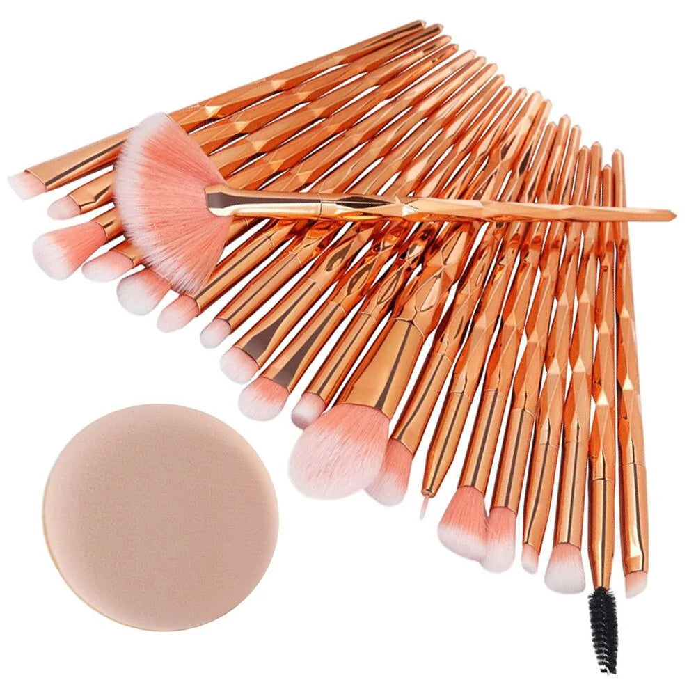 Diamond Makeup Brush Set