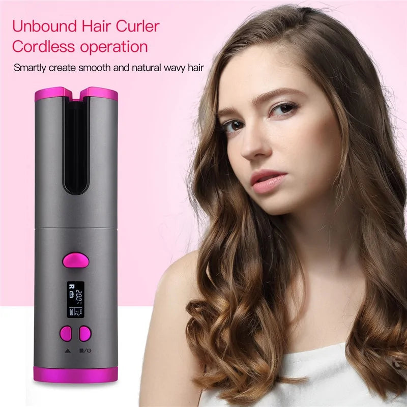 Hair Curler USB Rechargeable Cordless