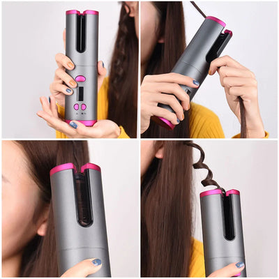 Hair Curler USB Rechargeable Cordless